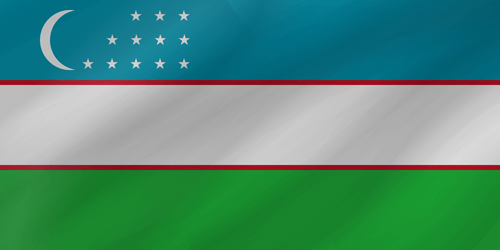 Uzbekistan flag