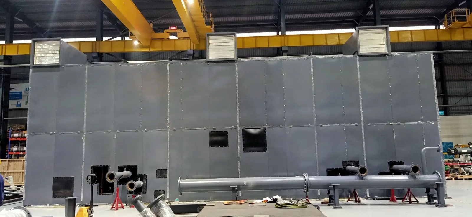 Acoustic enclosure with weather-resistant finish