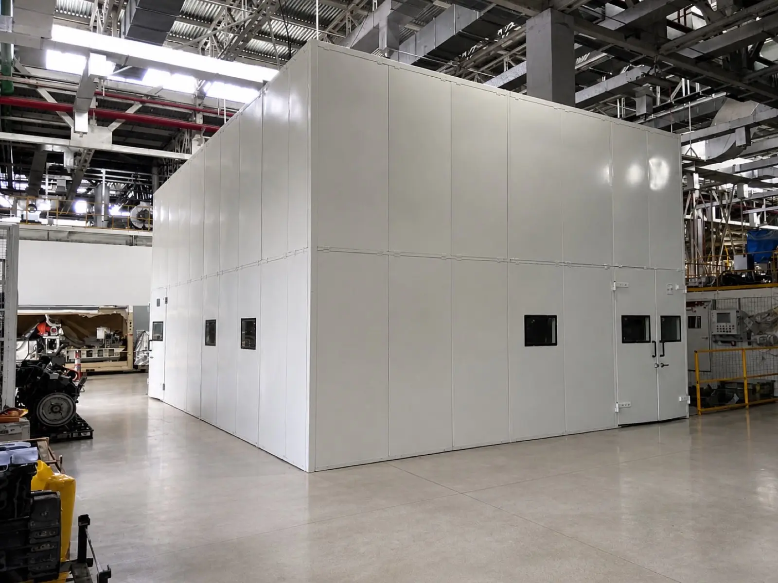 Acoustic enclosure for compressor station