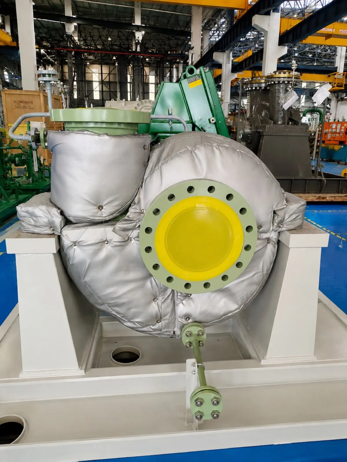 HeatLAG thermal jacket on steam valve