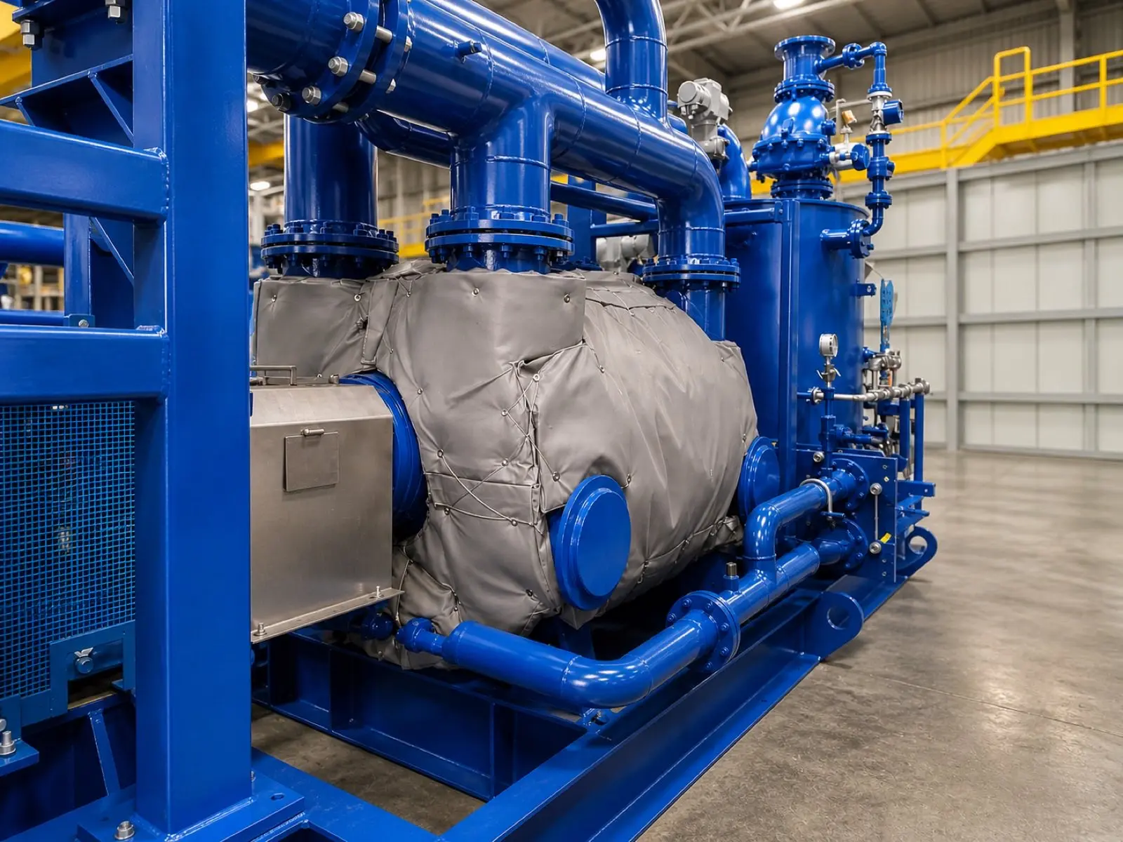 HeatLAG removable jacket on pipeline