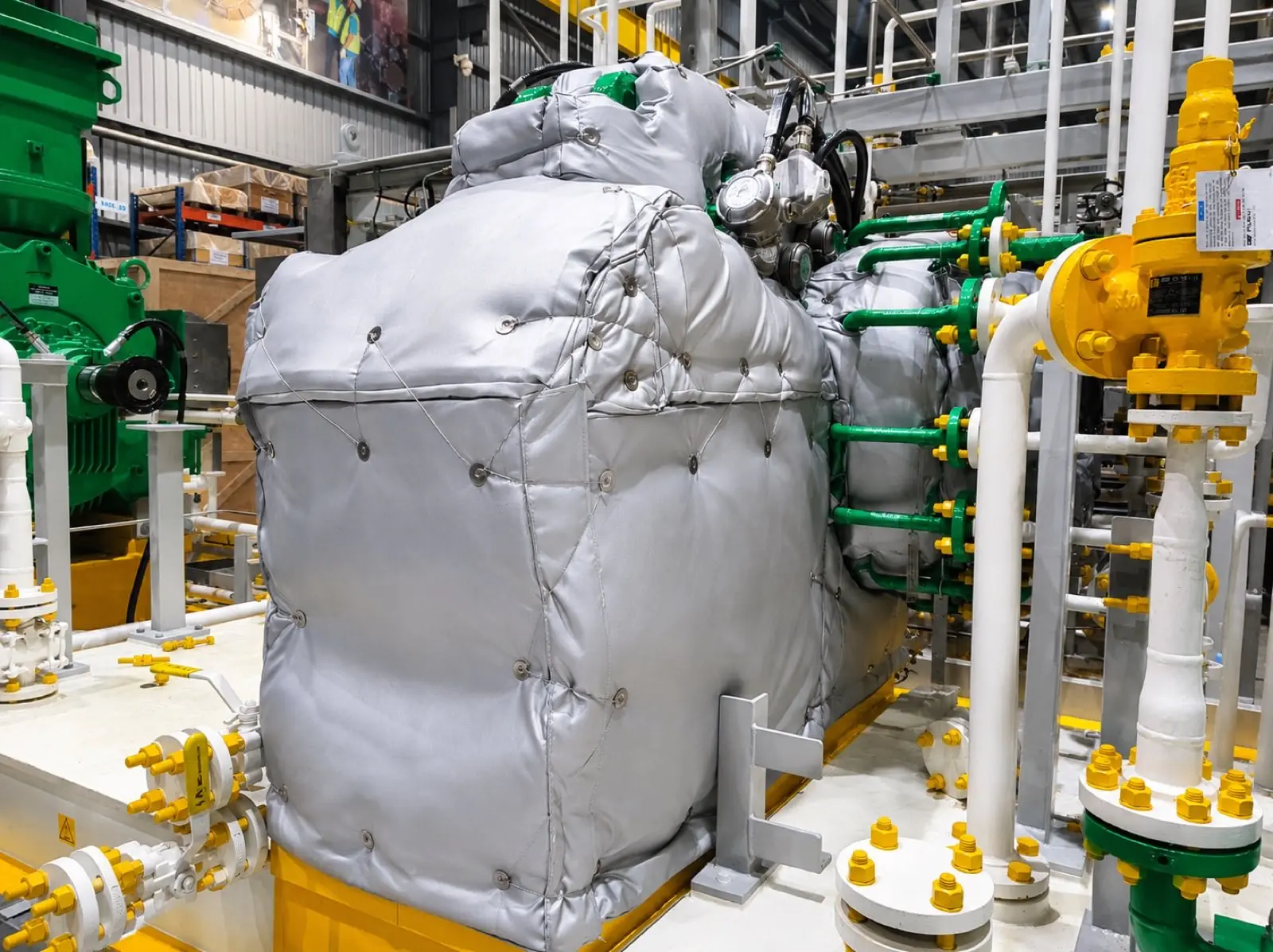 HeatLAG thermal insulation on hot equipment