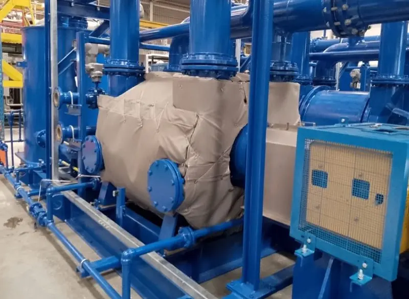 NoiseLAG / HeatLAG (Removable Acoustic + Thermal Insulation Jackets) - Industrial noise control product by ARK Noise Control
